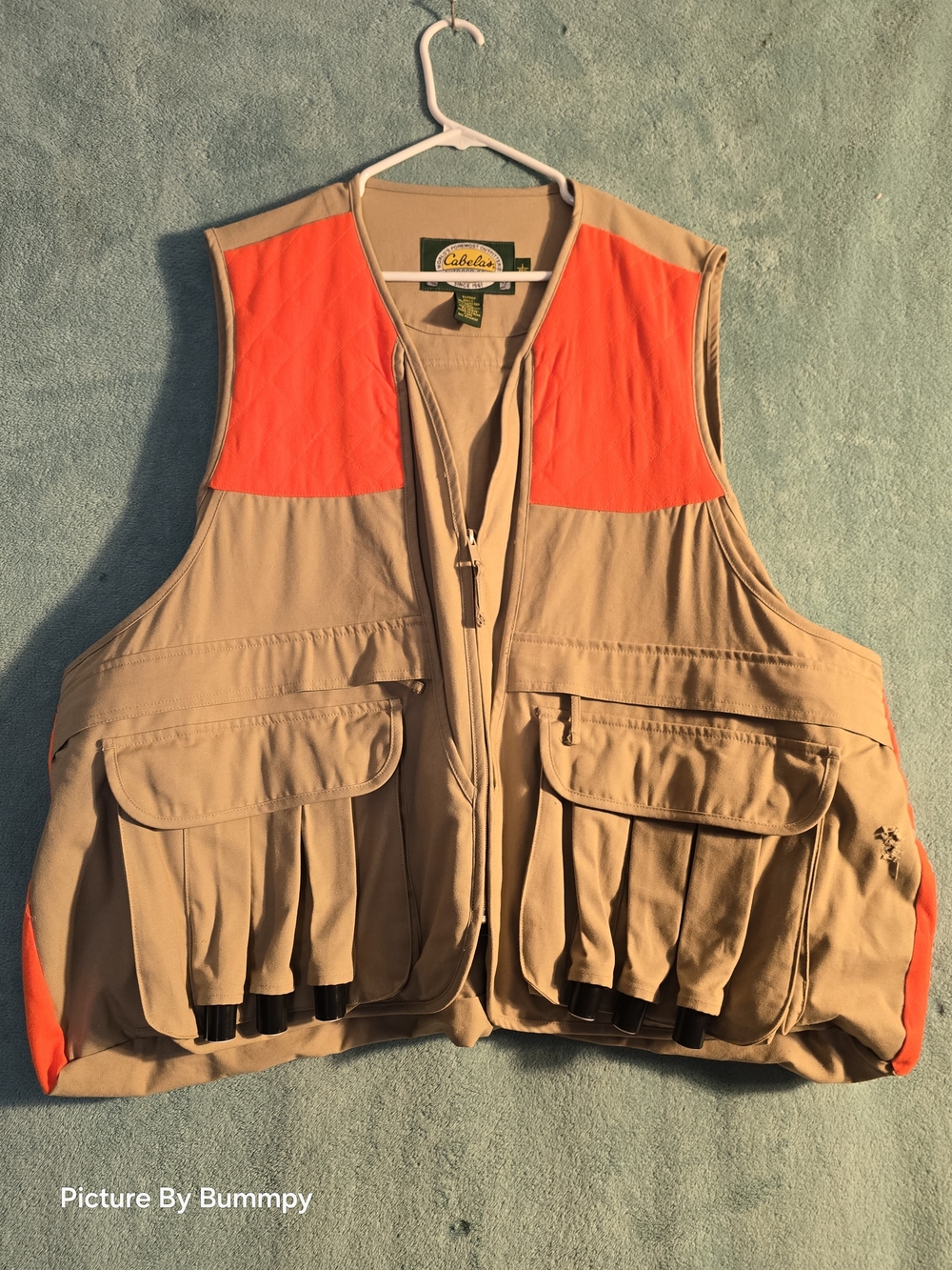 Cabela's Upland Hunting Vest, specifically designed for activities like bird Ect